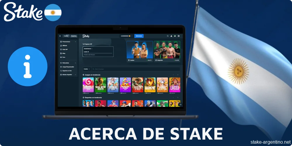 Información principal sobre Stake para jugadores de Argentina
